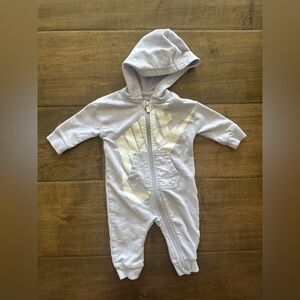 Nike Infant Hooded Sweatshirt - Soft Lavender